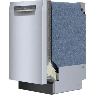Bosch 300 Series 18' Special Application Dishwasher, Ada Compliant In Stainless Steel