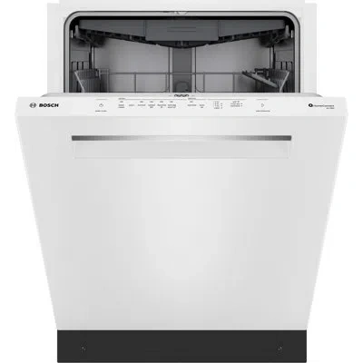 Bosch 500 Series 24" Pocket Handle Dishwasher In White