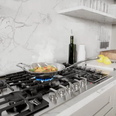 Bosch 500 Series 36" Gas Cooktop, 5 Burner In Stainless Steel