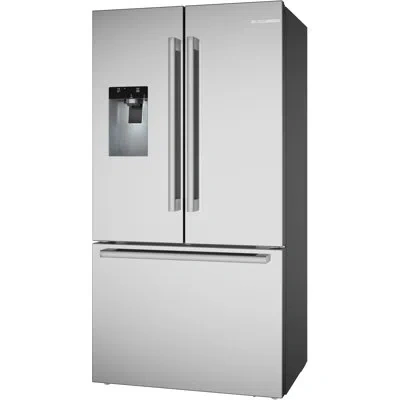 Bosch 500 Series Free-standing Fridge-freezer In Stainless Steel