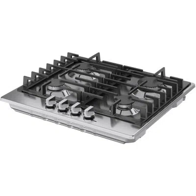 Bosch 500 Series,24' Gas Cooktop,4 Burner,ss In Stainless Steel