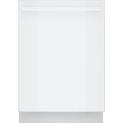 Bosch 800 Series 24" Top Control Built-in Dishwasher With Stainless Steel Tub And Flexible 3rd Rack In White