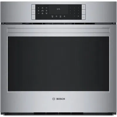 Bosch 800 Series 29.75" Electric Single Wall Oven In Stainless Steel;black