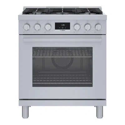 Bosch 800 Series 30" 3.7 Cu. Ft. Freestanding Gas Range In Stainless Steel