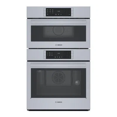 Bosch 800 Series 30" Self-cleaning Convection Electric Double Wall Oven In Stainless Steel