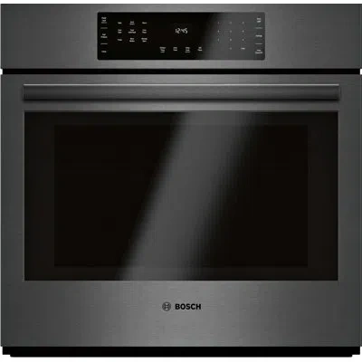 Bosch 800 Series 30" Self-cleaning Convection Electric Single Wall Oven With Home Connect In Black Stainless Steel