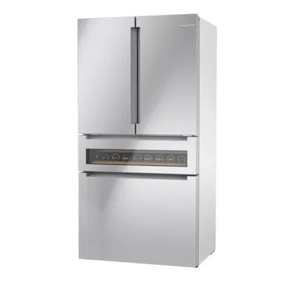 Bosch 800 Series 36" Counter Depth French Door 20.5 Cu. Ft. Smart Energy Star Refrigerator In Stainless Steel