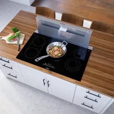 Bosch 800 Series 36" Electric Cooktop With 2 Elements In Black