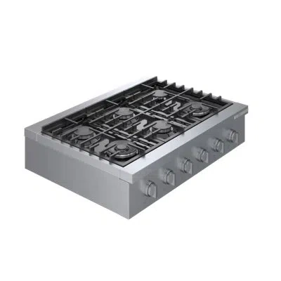 Bosch 800 Series 36" Gas Cooktop With 6 Burners In Stainless Steel