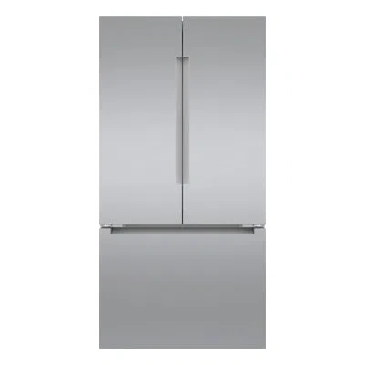 Bosch - 800 Series 36-inch Smart 3-door Counter-depth Refrigerator With Recessed Handles, Anti-fingerprint In Stainless Steel