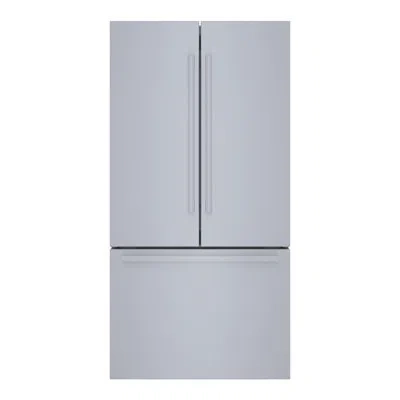 Bosch 800 Series  36" Counter Depth 20.8 Cu. Ft. Smart Energy Star French Door Refrigerator With Flex In Stainless Steel