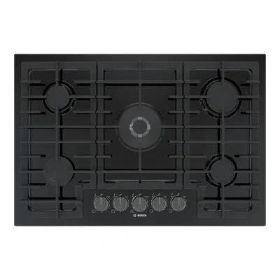 Bosch 800 Series,30' Gas Cooktop,5 Burner,bss In Satin Black