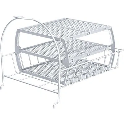 Bosch Accessory Washing Machine/dryer Dryer Rack In Gray