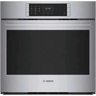 Bosch Benchmark Series 29.75" Convection Single Wall Oven In Silver;black