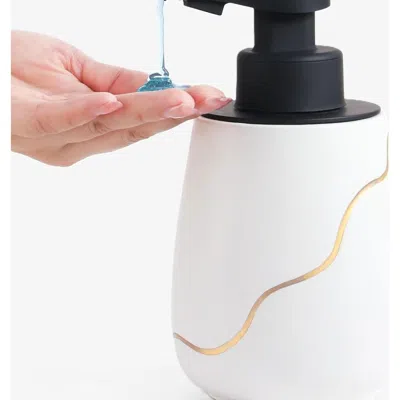 Bosilunlife Nordic Garden Automatic Liquid Soap Dispenser In White