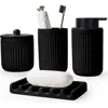 Bosilunlife Pockmark 4-piece Foaming Bathroom Set Sustainable Ceramic