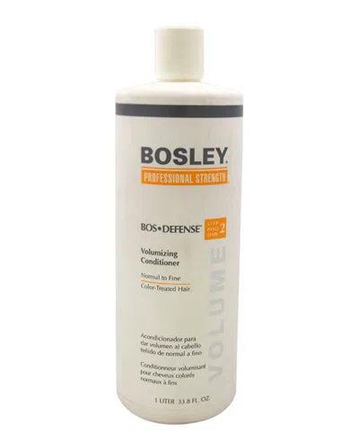 Bosley 33.8oz Bos-defense Volumizing Conditioner For Normal To Fine Color-treated Hair In Transparent