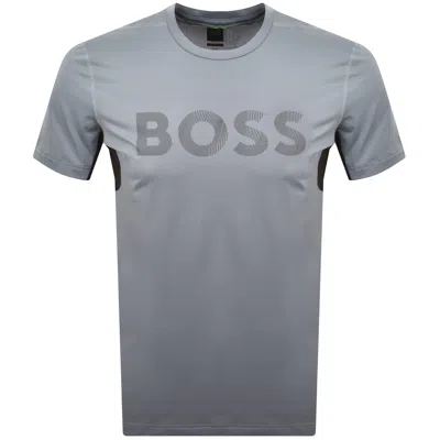 Boss Athleisure Boss Active Logo T Shirt Blue