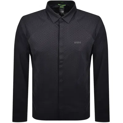 Boss Athleisure Boss B Excurse Long Sleeve Shirt Navy In Blue