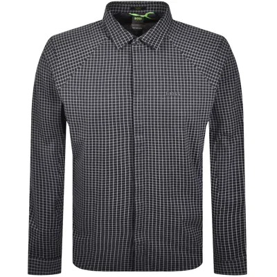 Boss Athleisure Boss B Excurse Long Sleeve Shirt Navy In Black
