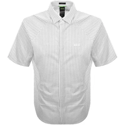 Boss Athleisure Boss B Excurse S Short Sleeve Shirt White