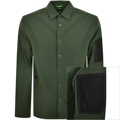 Boss Athleisure Boss B Expedit L Overshirt Green