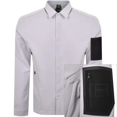 Boss Athleisure Boss B Expedit Overshirt Light Grey