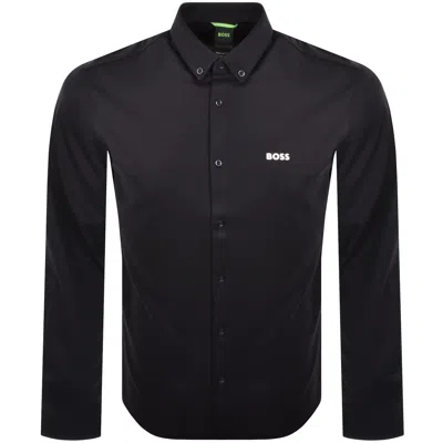 Boss Athleisure Boss B Motion Long Sleeve Shirt Navy