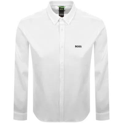 Boss Athleisure Boss B Motion Long Sleeve Shirt White