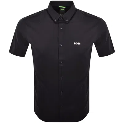 Boss Athleisure Boss B Motion Short Sleeve Shirt Navy In Black