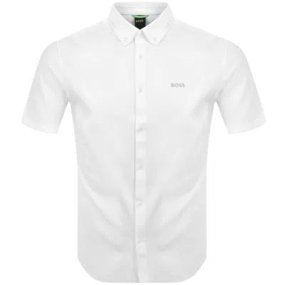 Boss Athleisure Boss B Motion Short Sleeve Shirt White