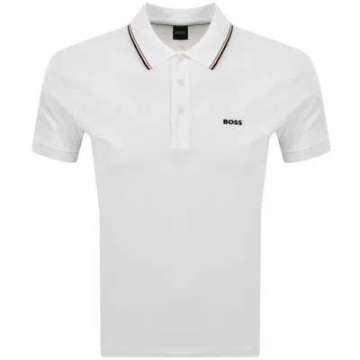 Boss Athleisure Boss Birdie Paule Polo T Shirt White