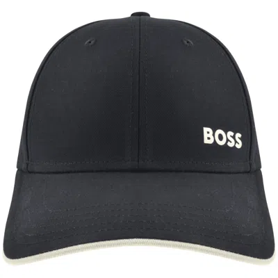 Boss Athleisure Boss Bold Baseball Cap Dark Blue In Black