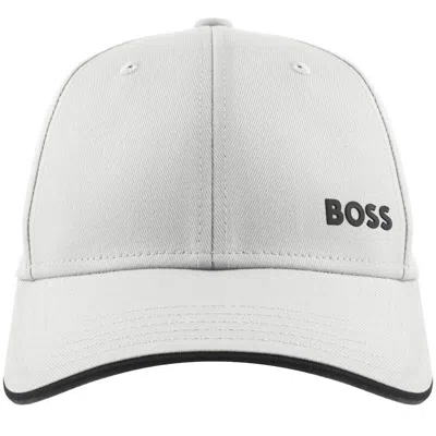 Boss Athleisure Boss Bold Baseball Cap Natural White In Gray