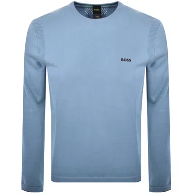 Boss Athleisure Boss Ever X Crew Neck Jumper Blue