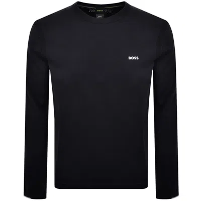 Boss Athleisure Boss Ever X Crew Neck Jumper Dark Blue In Black