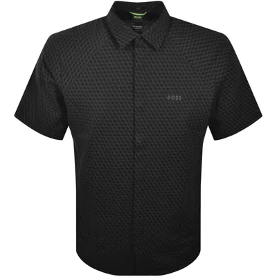 Boss Athleisure Boss Excurse Short Sleeve Shirt Black