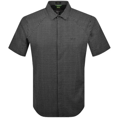 Boss Athleisure Boss Excurse Short Sleeve Shirt Dark Blue In Black