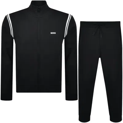 Boss Athleisure Boss Full Zip Tracksuit Set Black