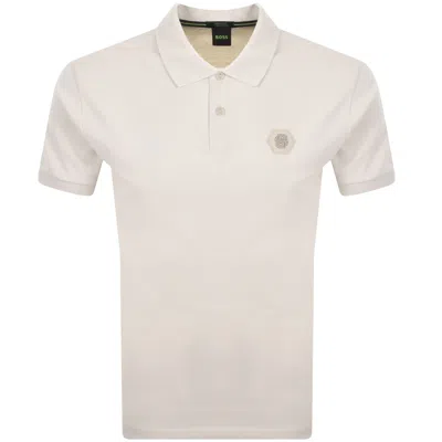Boss Athleisure Boss Future Polo T Shirt Open White