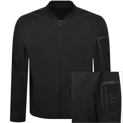 Boss Athleisure Boss Globe Hexa Bomber Jacket Black