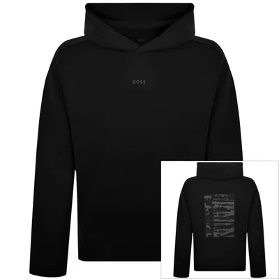 Boss Athleisure Boss Globe Hoodie Black
