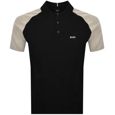 Boss Athleisure Boss Goc Swing Knit Polo Black