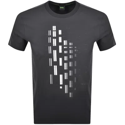 Boss Athleisure Boss Grx Zone T Shirt Navy In Gray