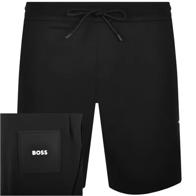 Boss Athleisure Boss Headlo Rib Shorts Black
