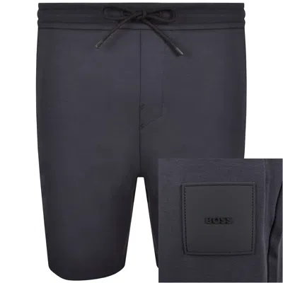 Boss Athleisure Boss Headlo Rib Shorts Navy
