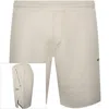 BOSS ATHLEISURE BOSS HECON ACTIVE SHORTS BEIGE