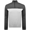 Boss Athleisure Boss Hydro X Half Zip Jumper Grey In Grey
