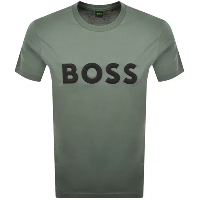 Boss Athleisure Boss Iconic Zone T Shirt Green
