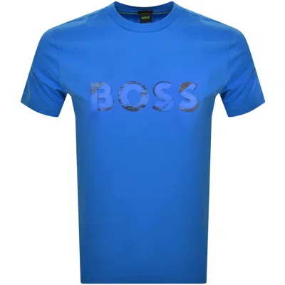 Boss Athleisure Boss Jagged 1 T Shirt Blue